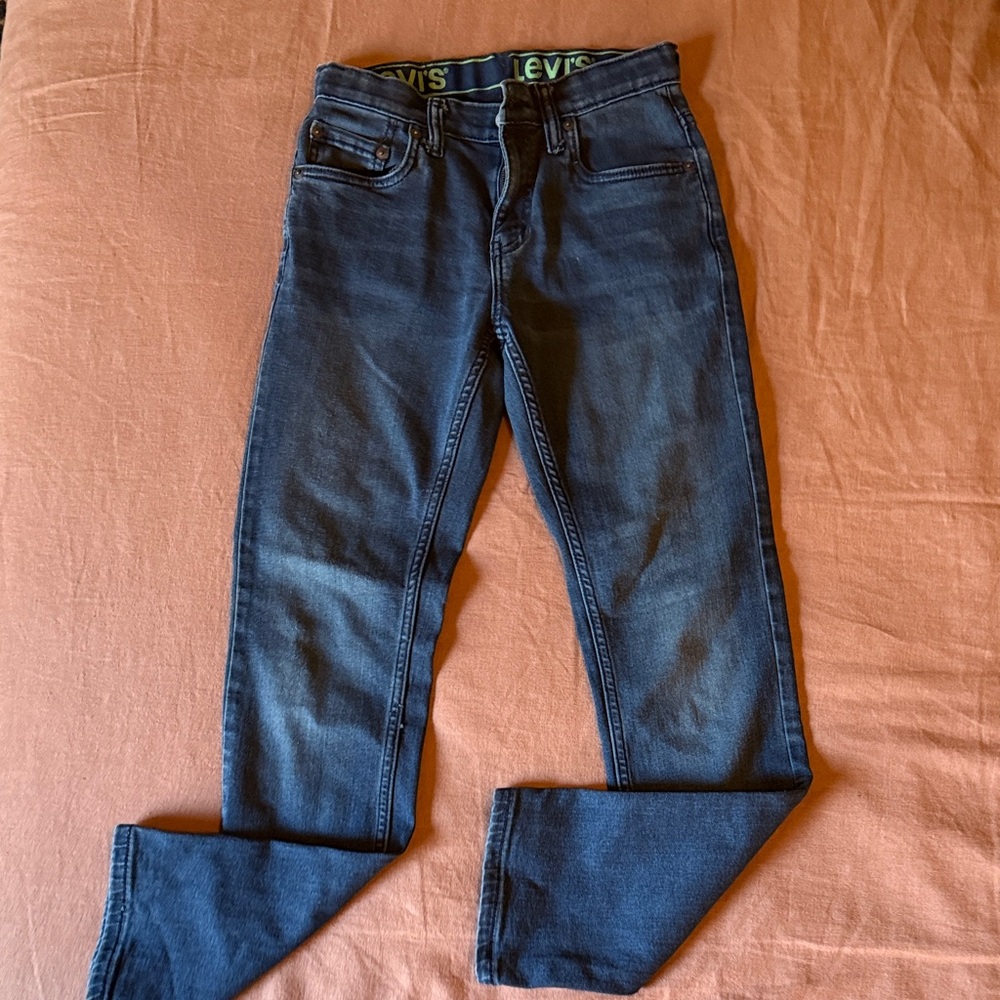 Levi's Boys Dark Blue Slim Jeans